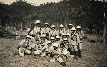 Des hommes mobilisés en Nouvelle-Calédonie  Collection Pages, droits réservés