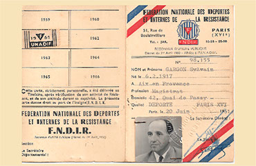 La carte de la Fédération nationale de Sylvain Gargon  Collection Gargon, droits réservés